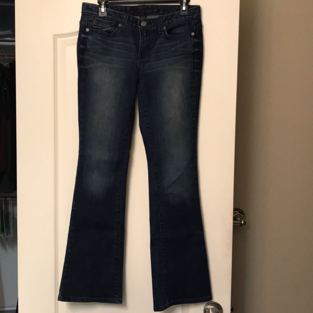 Calvin Klein Boot Cut Distressed Jeans 4